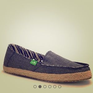 Women’s Sanuk Fiona Charcoal Loafers